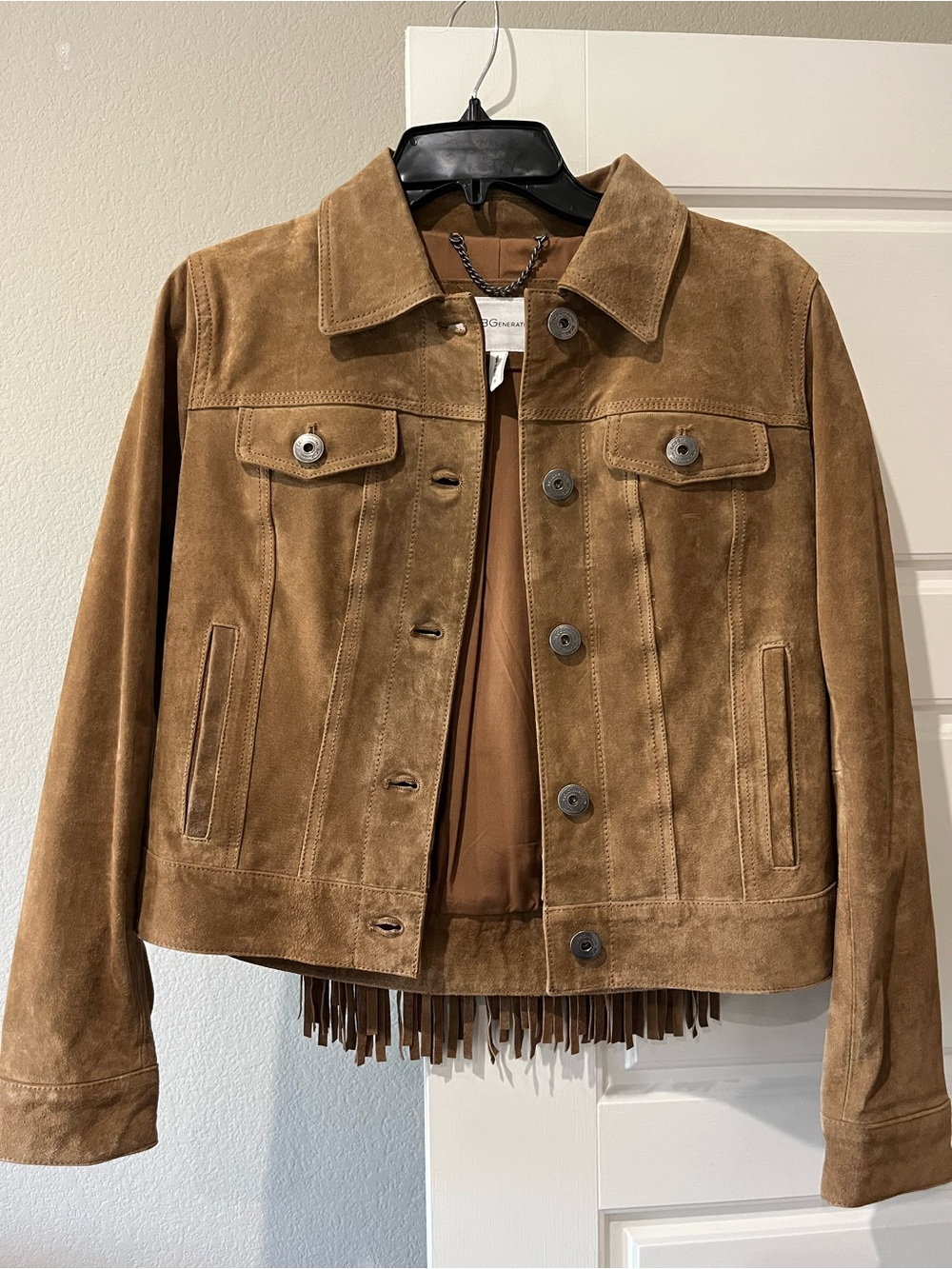 BCBGeneration Suede Fringe Jacket - Picture 4 of 8